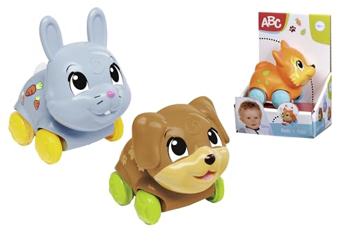 Simba ABC 104010104Y06 - Lustige Tierfahrzeuge - ABC Tierfahrzeuge mit Reibungsmotor Toys, Erhältlich mit DREI verschiedenen Tieren Elefant, Panda, Löwe oder Katze, 8 cm, Ab 12 Monaten, Zufällige Simba ABC 104010104Y06 - Lustige Tierfahrzeuge - ABC Tierfahrzeuge mit Reibungsmotor Toys, Erhältlich mit DREI verschiedenen Tieren Elefant, Panda, Löwe oder Katze, 8 cm, Ab 12 Monaten, Zufällige von Simba