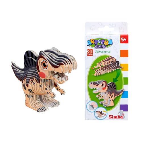 Simba Art and Fun 3D Modell Spinosaurus, Dinosaurier zum Zusammenstecken, einfacher Zusammenbau, ab 5 Jahren Simba Art and Fun 3D Modell Spinosaurus, Dinosaurier zum Zusammenstecken, einfacher Zusammenbau, ab 5 Jahren von Simba