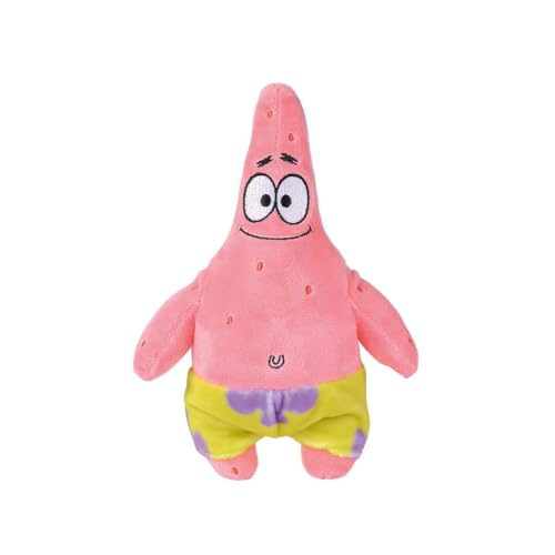 Simba Plüschtier Patrick, 20 cm, Spongebob, weiches und angenehmes Material, Füllung 100% recycelt, offizielles Lizenzprodukt, geeignet für alle Altersgruppen (109491002PAT) von Simba