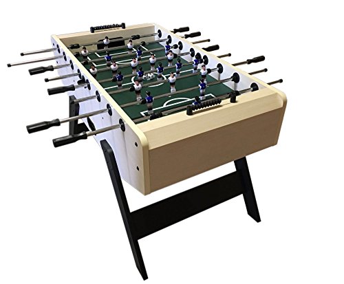 Simba Srl Profi Tischfußball Leeds Kicker, Tischkicker Kickertisch Fussballtisch Bernabeu - FEST UND BESTÄNDIG Spielfeldes:680 mm x 1160 mm von Simba