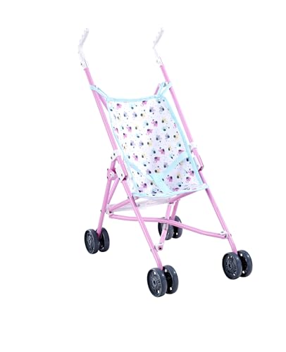 Simba Puppenbuggy – klappbarer Puppenwagen für Kinder ab 3 Jahren – leichtes Spielzeug für unterwegs – mit Sicherheitsgurt & Elefanten-Design – zusammenklappbar – höhe 55 cm Simba Puppenbuggy – klappbarer Puppenwagen für Kinder ab 3 Jahren – leichtes Spielzeug für unterwegs – mit Sicherheitsgurt & Elefanten-Design – zusammenklappbar – höhe 55 cm von Simba