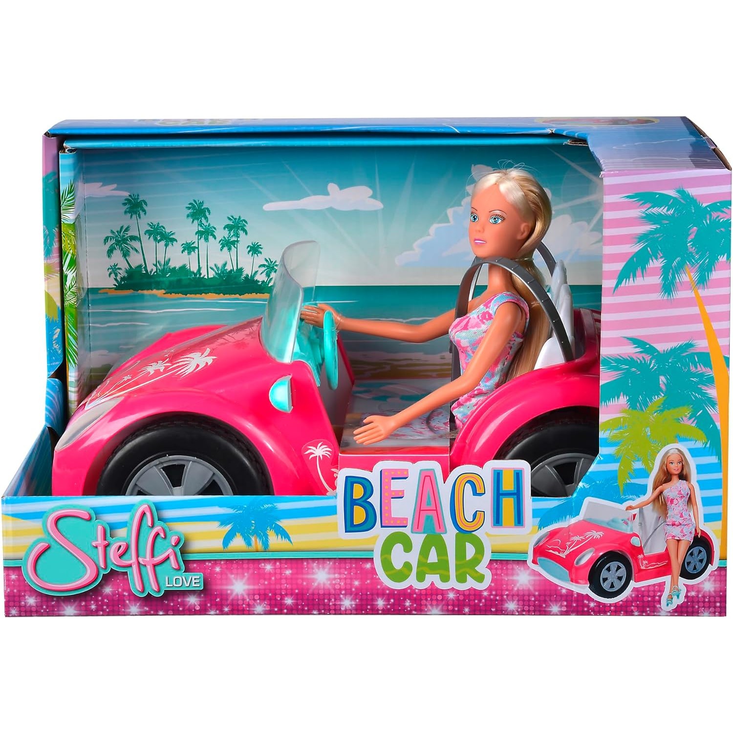 Simba Steffi Liebespuppe mit Auto Beach Car Simba Steffi Liebespuppe mit Auto Beach Car von Simba