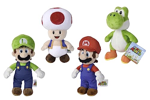 Simba - Super Mario Plüschtier 20 cm, weiches Material, 4 verfügbare Figuren, Wird zufällig versendet, Modell kann Nicht ausgewählt Werden (109231009003) von Simba