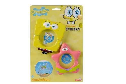 Simba Toys 107003497 - Spongebob Tauchfiguren, Doppelset von Simba