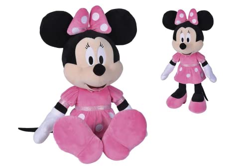 Simba Toys 6315870263 Disney Minnie Maus, weiches und angenehmes Material, 100% Original, geeignet für Jungen und Mädchen jeden Alters, 75 cm von Simba