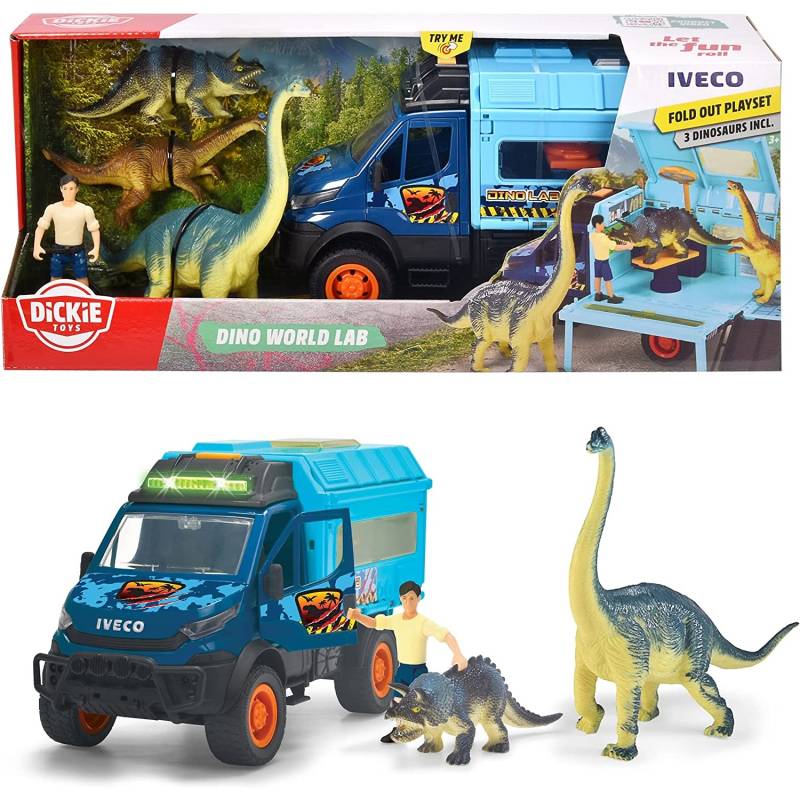 Spielset Dickie Toys von Simba Iveco Dino World Lab von Simba