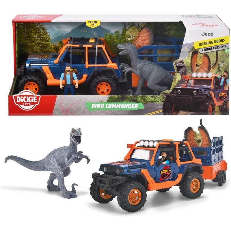 Spielset Dickie Toys von Simba Jeep Dino Commander von Simba