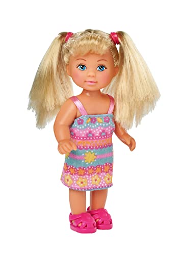 Simba 105737988 - Evi Love Summertime, 3-fach sortiert, es wird nur ein Artikel geliefert, Spielpuppe im Sommeroutfit, 12cm, Minipuppe, Spielpuppe, Steffi Love, ab 3 Jahren von Simba