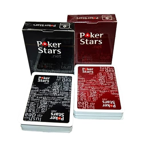 Simllyda Kunststoff Spielkarten, 2X Playing Cards, Poker Karten, Exquisite Spielkarten, Profi Premium Spielkarten für Texas Holdem Poker von Simllyda