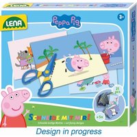 Lena - Schneide mit mir Peppa Pig, Faltschachtel von Simm Marketing