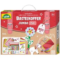 Lena - Bastelkoffer Jumbo pink, Faltschachtel von Simm Spielwaren