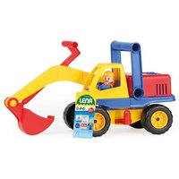 LENA® 04351EC - Aktive, Bagger mit Spielfigur, mehrfarbig, L/B/H 35x14x19 cm von Simm