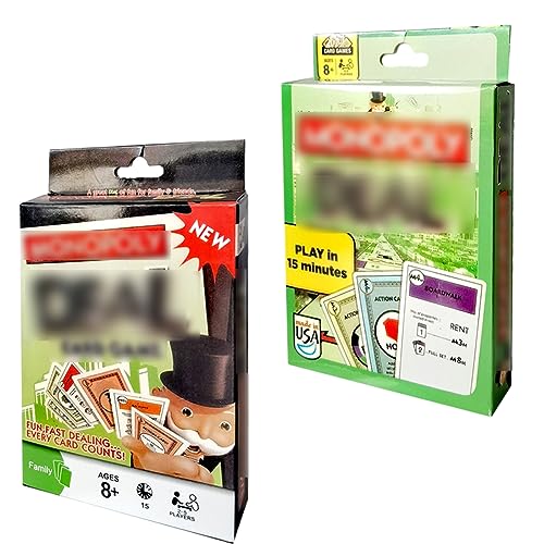 2PCS Mono Angebot Mono Kartenspiel Junior-Version Von Mono Erhältlich In 2 * 108 Blättern EIN Lustigesbrettspiel Für 2 bis 5 Spieler Und Für Kinder Ab 8 Jahren von Simmpu