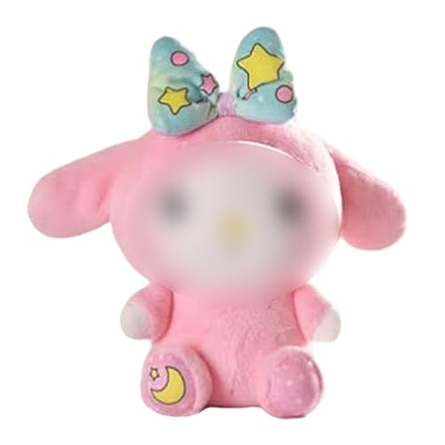 Mel-ody Plush Toy, Mel-ody Kuscheltier Kawaii Mel-ody Starry Eyes 3D Plüsch-Überwurfkisse PP Baumwollfüller Kinderspielzeug for Cuddly Toy Lovers Children's Toy Gift Filled 25cm von Simmpu