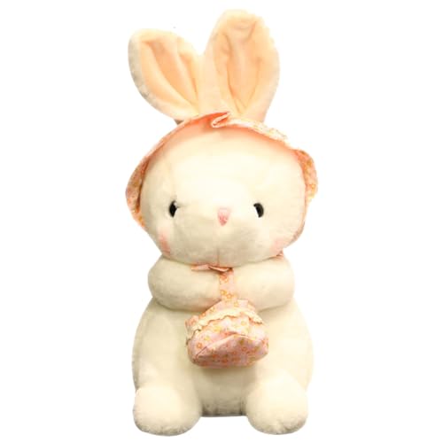 Simmpu Kaninchen Plüschtier Plüsch Kaninchen,Puppe Rosa Kaninchen Plüschtier Super weich gefülltes Spielzeug Niedliche Plush Toy Geburtstagsgeschenke für Kid Girl Boy 23CM von Simmpu