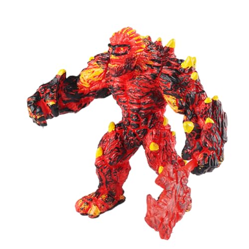 Simmpu Lavamonster Figure Toy, Kreaturen Spielzeug, Tier Figuren Lava Monster Drehbare, Monster Modell Mini-Actionfiguren Fantasy Actionfigur mit Beweglichen Armen Kinder Simulationsspielzeug von Simmpu