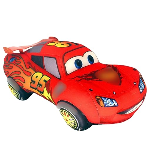 Simmpu Lightning Car Plüschfigu,Red Cars Plush Doll 17cm,Cars Gefüllte Puppe Car Plüsch Kuscheltier Super Weiche Cars Gefüllte Puppe Für Kinder Mädchen Jungen Geschenke von Simmpu