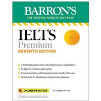 IELTS Premium: 6 Practice Tests + Comprehensive Review + Online Audio von Kaplan Publishing