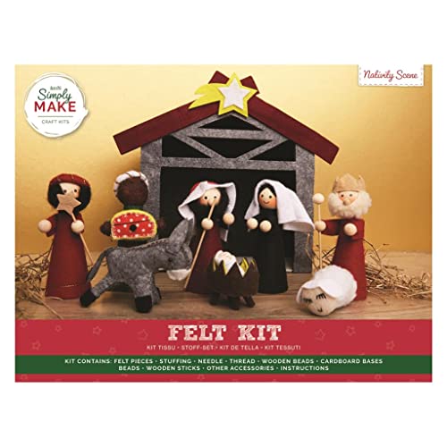 Simply MAKE Filz-Bastelsets, mehrfarbig Simply MAKE Filz-Bastelsets, mehrfarbig von Simply MAKE