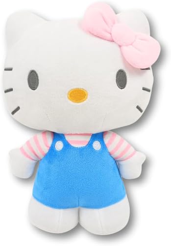 Hello Kitty Offizieller Plüsch, 30 cm groß, stehend, dunkelblau, perfekt für Sammler-Fans, Geschenke, Plüsch, Mädchen-Geschenke von Simply Toys