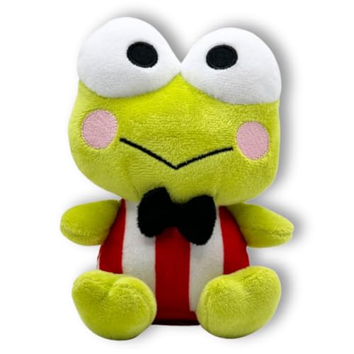 Offizieller Keroppi-Plüsch, 15 cm, sitzender Keroppi, perfekt für Sammler und Hello Kitty Fans, Hello Kitty Geschenke, Hello Kitty Plüsch, Keroppi von Simply Toys