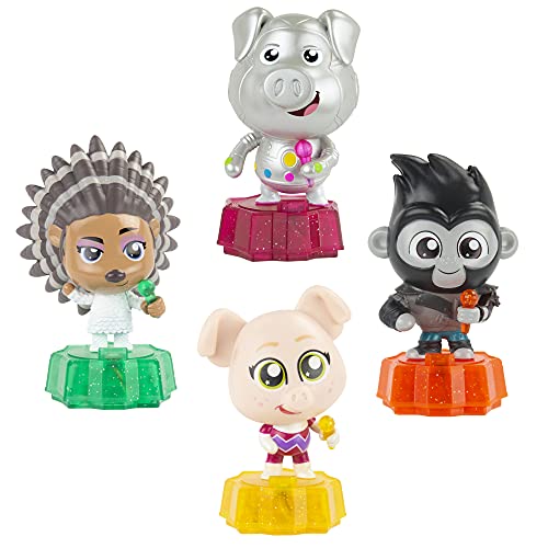 Sing 2: Stage Sparkles Figuren-Set – Enthält Ash, Rosita, Johnny & Gunter [Exklusiv bei Amazon] von Sing 2