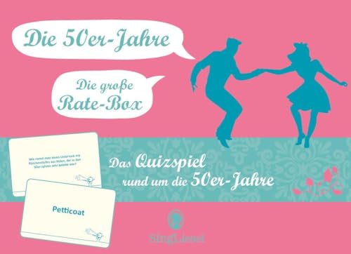 Das 50er-Jahre-Quiz. Das große Quiz-Spiel für Senioren. Das Spiel für Senioren rund um die 50er Jahre. Spiele-Box mit 100 Karten. Spiel und Gedächtnistraining für Senioren. Geeignet bei Demenz. von SingLiesel