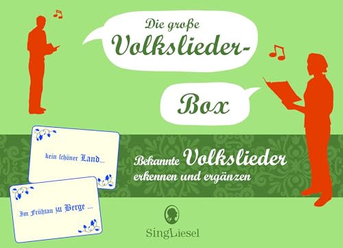 Das Volkslieder-Quiz. Bekannte Volkslieder erkennen und ergänzen. Das große Quiz-Spiel für Senioren. Rätsel-Spaß, Beschäftigung und Gedächtnistraining für Senioren. Auch bei Demenz. von SingLiesel