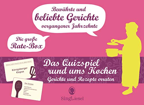 Lieblingsgerichte. Das beliebte Spiel für Senioren rund um Kochen, Rezepte und Gerichte. Rätsel-Spaß, Beschäftigung und ideales Gedächtnistraining für Senioren. Auch bei Demenz. von SingLiesel