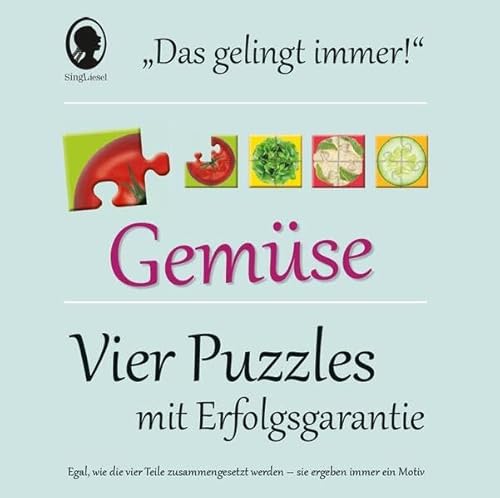Das Gelingt Immer-Puzzle Gemüse. Das Puzzle-Spiel für Senioren mit Demenz: Vier Puzzle-Spiele mit Erfolgsgarantie für Senioren mit Demenz Das Gelingt Immer-Puzzle Gemüse. Das Puzzle-Spiel für Senioren mit Demenz: Vier Puzzle-Spiele mit Erfolgsgarantie für Senioren mit Demenz von Singliesel GmbH