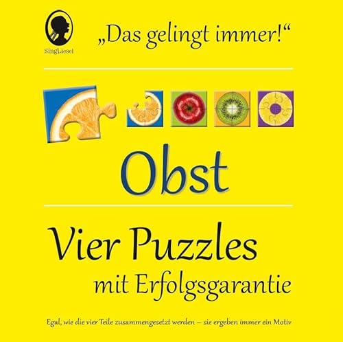 Das Gelingt Immer-Puzzle Obst. Das Puzzle-Spiel für Senioren mit Demenz: Vier Puzzle-Spiele mit Erfolgsgarantie für Senioren mit Demenz Das Gelingt Immer-Puzzle Obst. Das Puzzle-Spiel für Senioren mit Demenz: Vier Puzzle-Spiele mit Erfolgsgarantie für Senioren mit Demenz von Singliesel GmbH