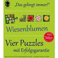 Das 'Gelingt-immer'-Puzzle Wiesenblumen. Das Puzzle-Spiel für Senioren mit Demenz von Singliesel