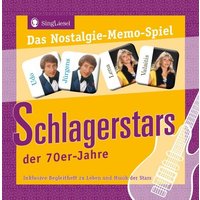 Das Memo-Spiel für Senioren - Schlagerstars der 70er-Jahre Das Memo-Spiel für Senioren - Schlagerstars der 70er-Jahre von Singliesel GmbH