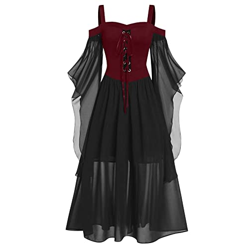 Singular-Point Wednesday Kostüm Mädchen Wednesday Kleid Kinder Damen Family Kostüme Mittwoch Cosplay Uniform für Karneval Halloween Kleid Halloween Fledermaus KostüM Damen von Singular-Point