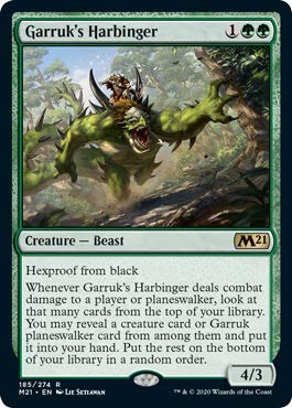 Sinoeem Magic: The Gathering - Garruk's Harbinger - Core Set 2021 von Sinoeem