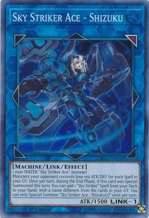 Sky Striker Ace - Shizuku - DASA-EN028 - Super Rare - 1st Edition von Sinoeem