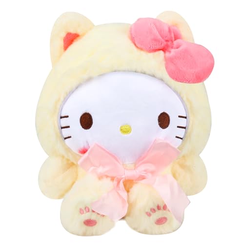 Kitty Plüschtier Kuscheltier, Kitty Plüsch Spielzeug, Plush Puppe Spielzeug für Kinder Mädchen Jungen Bett Kinderzimmer Dekor Themed Geburtstag Party Supplies 20cm von Sinwind