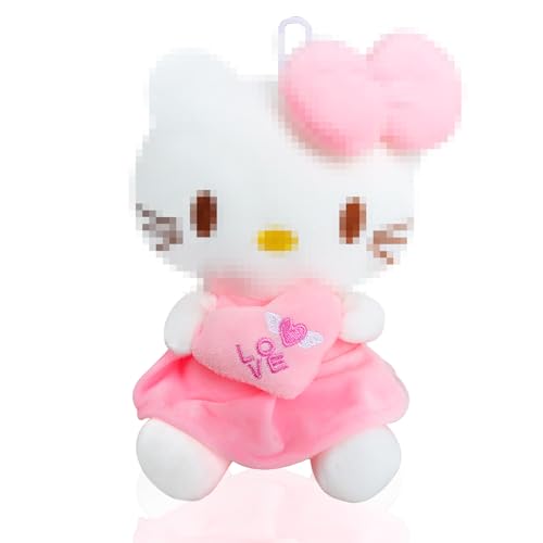 Hello Kitty Plüschtier, Hello Kitty Plüschfigur, Kuscheltier Gefüllte Plüschpuppe Kinderspielzeug Plüschtiere für Kinder, Mädchen Jungen Bett Kinderzimmer Dekor Themed Geburtstag Party Supplies von Sinwind