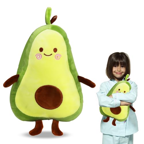 Avocado Plüschtier, 35 cm Avocado Kuscheltier Kissen, Avocado Plüsch Kissen Klein, Avocado Plüsch Spielzeug, Avocado Plushies Geschenk Kinder, Avocado Kissen Weich für Sofa, Auto, Dekoration Avocado Plüschtier, 35 cm Avocado Kuscheltier Kissen, Avocado Plüsch Kissen Klein, Avocado Plüsch Spielzeug, Avocado Plushies Geschenk Kinder, Avocado Kissen Weich für Sofa, Auto, Dekoration von Sinwind