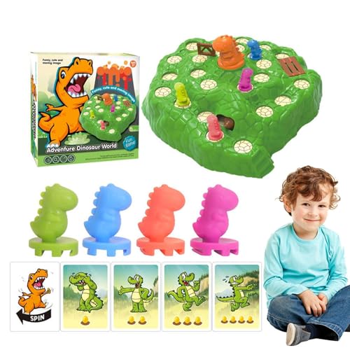 Sionhiuo Dinosaurier-Brettspiel, Dinosaurier-Fluchtspiel | Interaktives Brettspielzeug-Dinosaurier-Fluchtspiel | -Lernspielzeug für Kinder, Aktivitätsspielzeug für die frühe Entwicklung zum Geburtstag von Sionhiuo