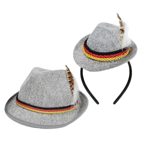 Sionhiuo Oktoberfest Kopfband Hutstil,Bierfest Kostüm Accessoire | Filz Retro Frauen Kopfschmuck Für Halloween Mottopartys Und Oktoberfest Feste Sionhiuo Oktoberfest Kopfband Hutstil,Bierfest Kostüm Accessoire | Filz Retro Frauen Kopfschmuck Für Halloween Mottopartys Und Oktoberfest Feste von Sionhiuo