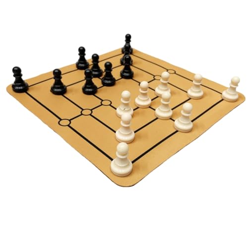 Sionhiuo Schachspiel | Klassisches Strategiespiel,Tragbares Familienspiel für Kinder ab 4 Jahre Erwachsene Anfänger Zuhause Partyspaß Sionhiuo Schachspiel | Klassisches Strategiespiel,Tragbares Familienspiel für Kinder ab 4 Jahre Erwachsene Anfänger Zuhause Partyspaß von Sionhiuo