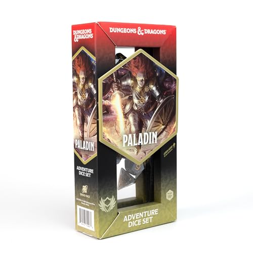 D&D Adventure Dice (Paladin-Klasse: weiß) von Sirius Dice