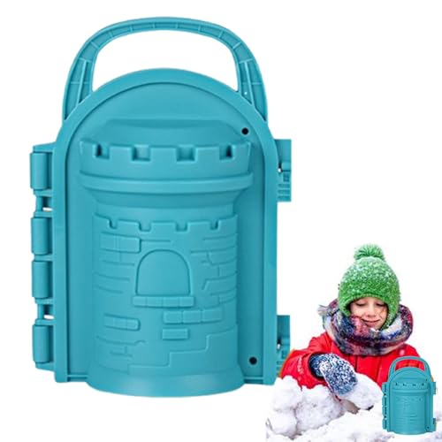 Sirseon Formen für Schneebälle, Formen für Sandburgen | Weihnachtsmann-Rentier-Winter-Schneeschloss-Formen | Strand-Sandspielzeug, Schneeball-Hersteller, Sandburg-Bauwerkzeug für den Winter und Sommer von Sirseon