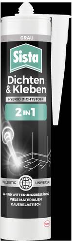 Sista 2in1 Hybrid Dicht- und Klebstoff Herstellerfarbe Grau SHDG3 280ml von Sista