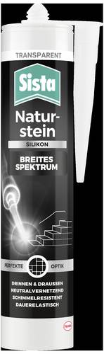 Sista Naturstein Silikon Herstellerfarbe Transparent SHNT3 280ml von Sista