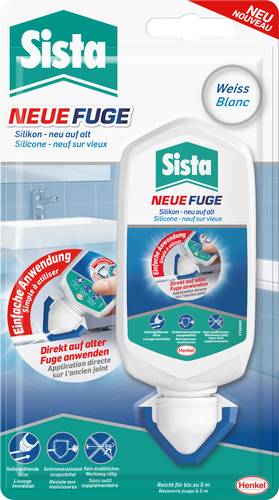 Sista Neue Fuge Sanitär-Silikon Herstellerfarbe Weiß SNFRW 80ml von Sista