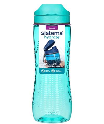 Sistema Hydrate Tritan Active Sports Wasserflasche 800ml von Sistema