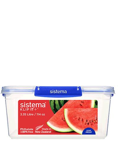 Sistema KLIP IT PLUS Frischhaltedose 3350ml von Sistema