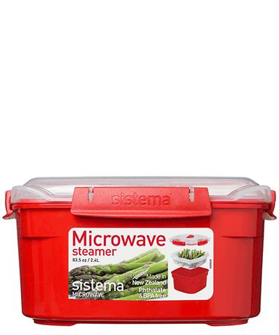 Sistema Mikrowellen Dampfgarer mit herausnehmbarem Korb 2400ml von Sistema